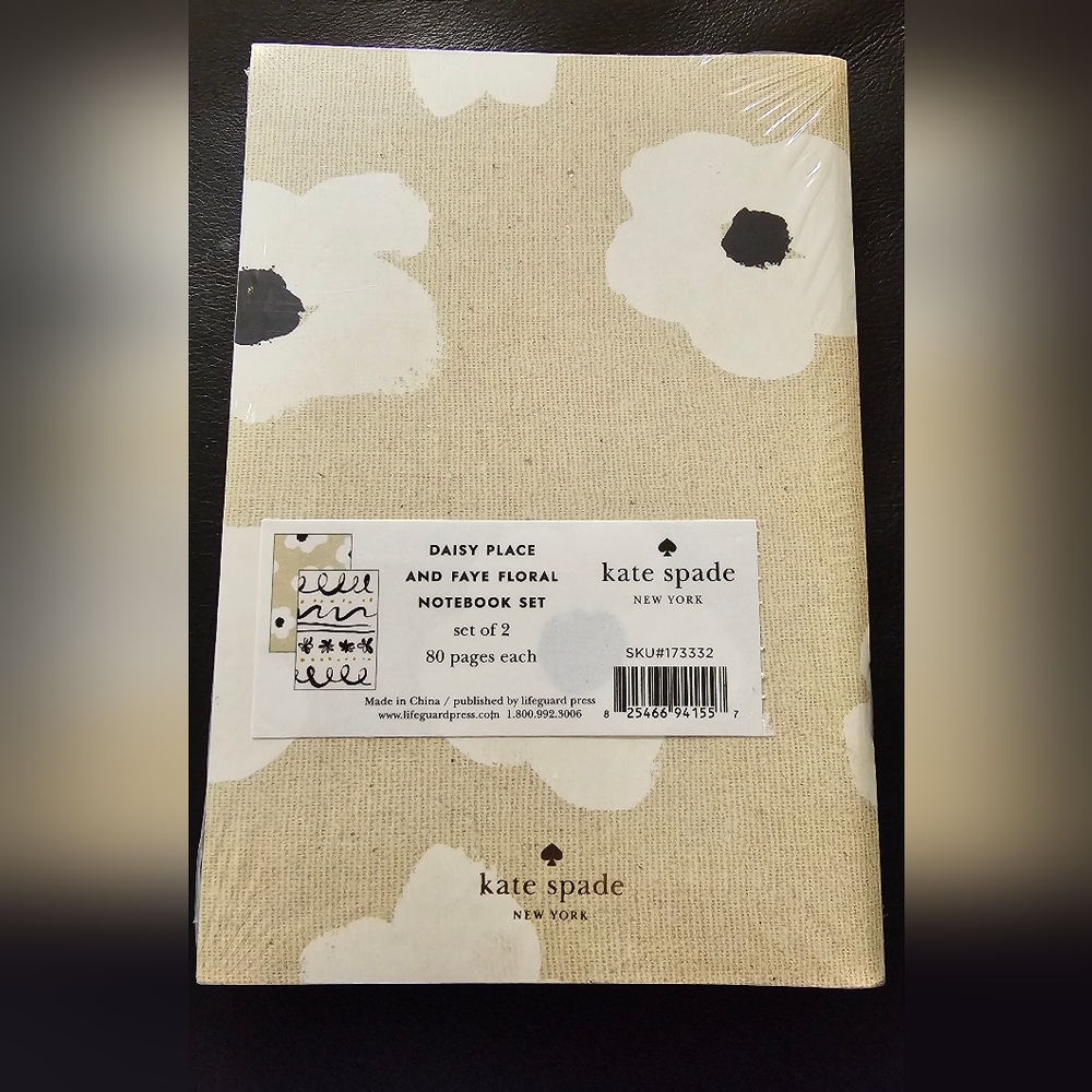 Kate Spade Set Of Two Notebooks Set 80 pages each New sealed in package - Picture 2 of 4